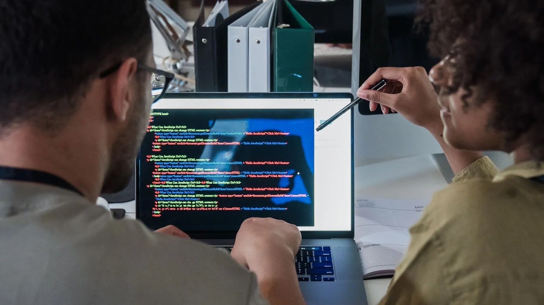 Software developers working on a future-proof application